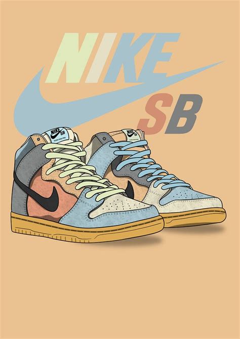 Free download Nike SB Dunk High Spectrum on Behance Sneakers wallpaper Nike [735x1040] for your ...