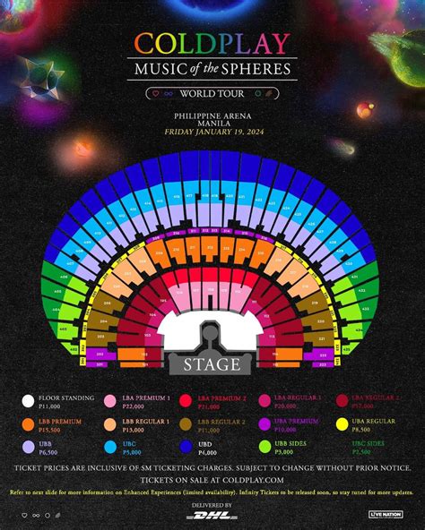 Coldplay releases ticket prices, seat plan for Manila concert in 2024