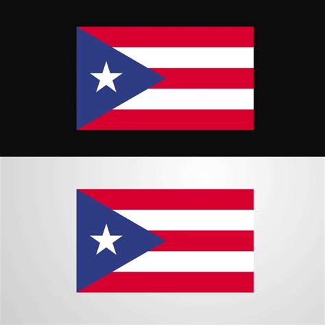 Puerto Rico Flag Banner Design, 4 Us, Background, Banner PNG and Vector ...