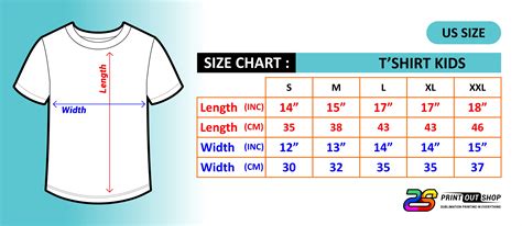 T Shirt Design Size Chart - How to Size and Place Heat Transfer Vinyl ...