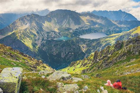 Five Lakes Valley in High Tatra Mountains, Poland Stock Image - Image of five, saddle: 102901319