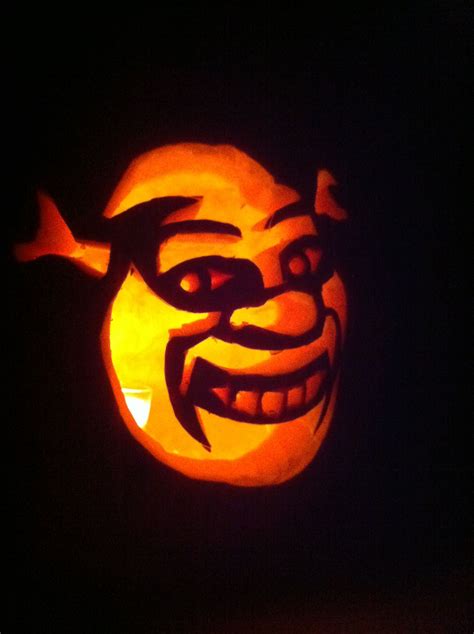 Shrek pumpkin carving | Pumpkin carving, Pumpkin, Easy pumpkin carving