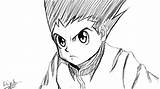 Gon Hxh Coloring Pages sketch template