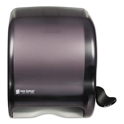 San Jamar Element Black Lever Roll Towel Dispenser-SJMT950TBK - The Home Depot