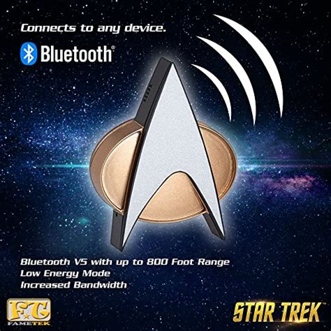 Star Trek Next Generation Bluetooth Communicator Badge - TNG Bluetooth ...