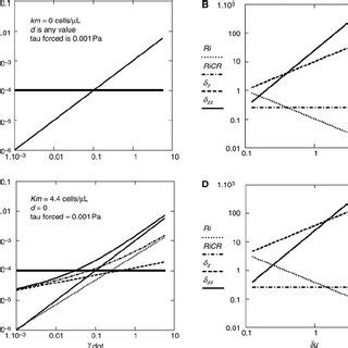 Some examples of model output of pycnocline thickness d z plotted... | Download Scientific Diagram