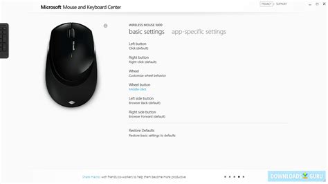 Download Microsoft Mouse and Keyboard Center for Windows 11/10/8/7 ...