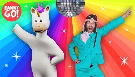 HeidiSongs | Rainbow Disco Unicorn Dance - Danny Go!