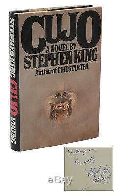 Cujo SIGNED by STEPHEN KING First Edition 1st Printing 1981