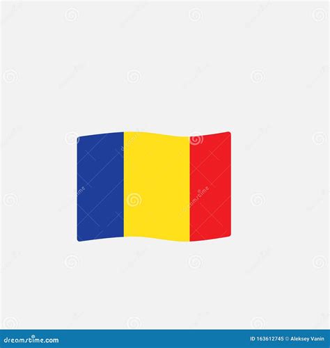 Romania Flag Colors Flat Icon Stock Vector - Illustration of logo, color: 163612745