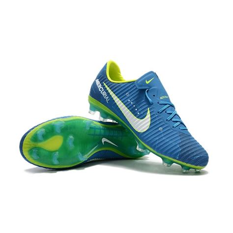 Neymar Blue White 2017 Nike Mercurial Vapor 11 FG Football Boots