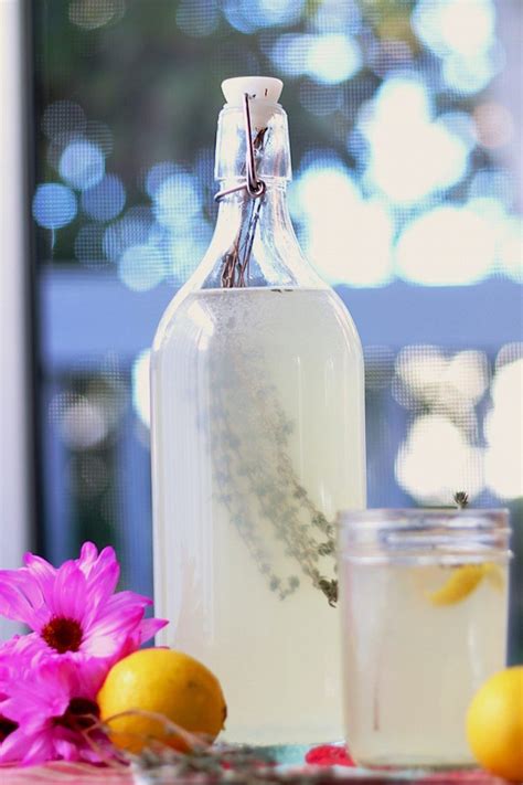 Give your green tea kombucha a new taste with this summery addition of lemon and thyme ...