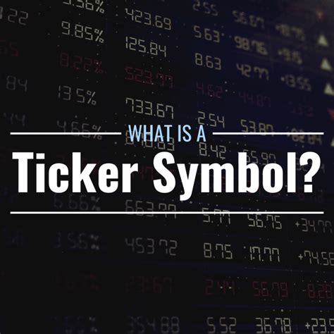 What Is a Ticker Symbol? Definition, Importance & Examples - TheStreet