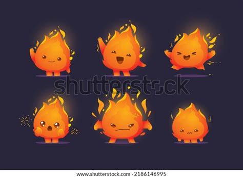 Fire Cartoon Character Photos, Images & Pictures | Shutterstock