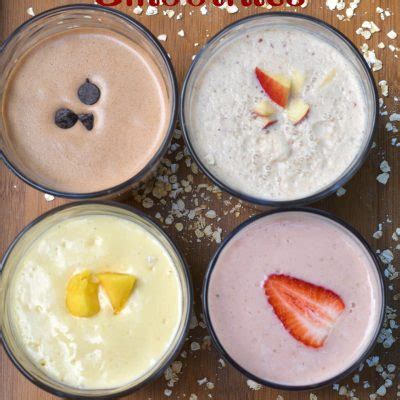 4 Best Oats Smoothies Recipe - Subbus Kitchen