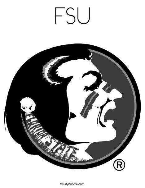 Black and White FSU Logo - LogoDix