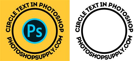 (FREE) Circle Text Photoshop - Photoshop Supply