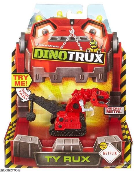 Dreamworks Dinotrux TY RUX Toy Netflix Dino Trucks NEW