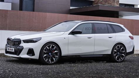 2024 BMW 5 Series Touring Rendered As i5 M60 Electric Sports Wagon