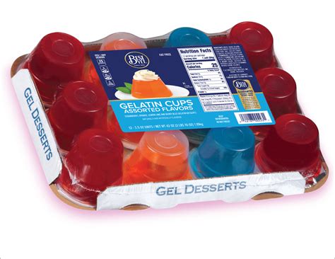 Gelatin Cups Assorted Flavors - Best Yet Brand