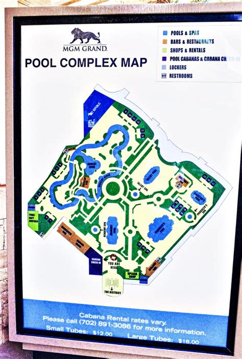 Mgm Grand Pool Map