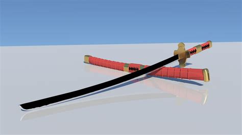 Sandai Kitetsu (roronoa zoro sword) 3D Model $50 - .ma .fbx .obj - Free3D