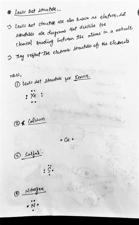 [Solved] Draw Lewis Dot Structures for the following elements xenon ...