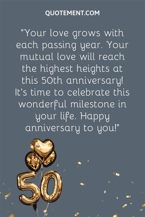 Happy 50th Wedding Anniversary Wishes - Hallie Margaretha