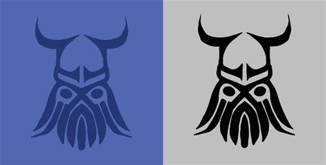 Viking vector logo illustration design 12210320 Vector Art at Vecteezy