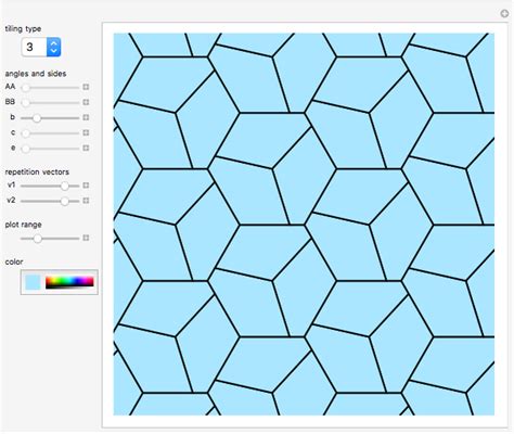 Pentagon Tilings - Wolfram Demonstrations Project