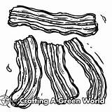 Bacon Coloring Pages  Free & Printable sketch template