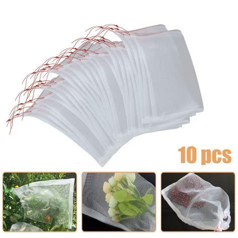 Eudgs Cat Netting Balcony Deer Fence Panels Squirrel Netting 10Pcs Garden Netting Bag Mosquito ...