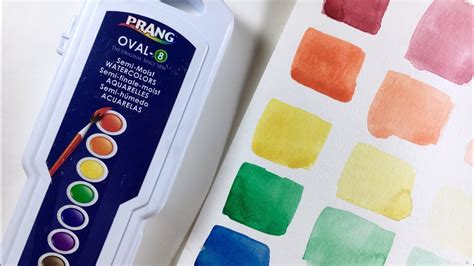 Best Watercolors for $5?? PRANG Watercolor Review! - YouTube