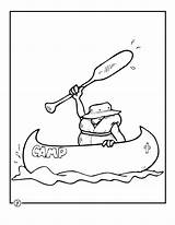 Canoeing Coloring Pages Printable Pdf  Coloringfoldercom sketch template