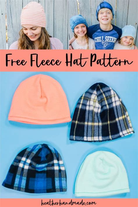 Easy Fleece Hat Free Sewing Pattern – Sewing