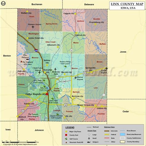 Linn County Iowa Map - Best Map Cities Skylines