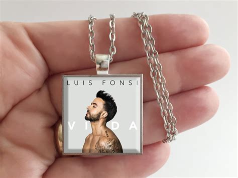 Luis Fonsi - Vida - Album Cover Art Pendant Necklace – Hollee