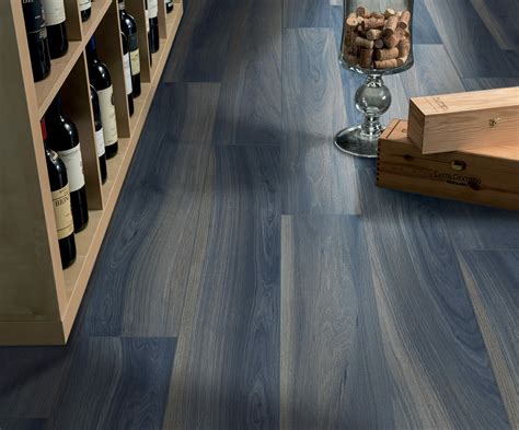 Blue Porcelain Tile Floor