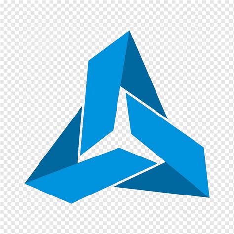 Logo Blue, Blue Triangle Irregular Graphics, blue, angle, company png ...