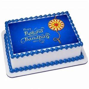 Raksha Bandhan Photocake Blue - Box of Cake