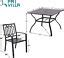 5 Piece Garden Patio Furniture Set Outdoor Table Chairs Set Dining Armchair | eBay