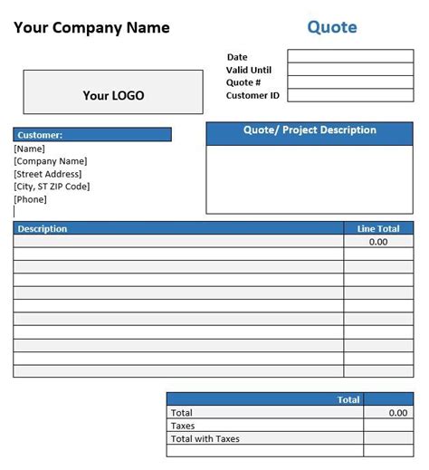 Free Best Quotation Templates for Word, Excel, and PDF