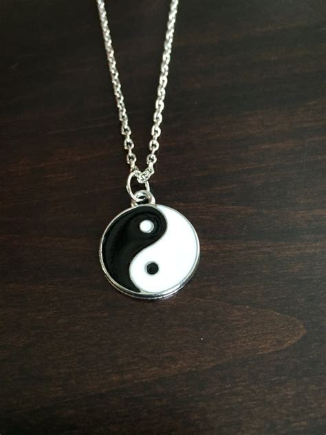 Ying Yang Necklace Ying Yang Pendant Yin Yang Ying Yang