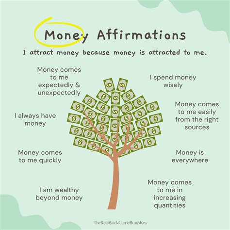 9 Money Affirmations to Attract Financial Abundance in Your Life – TheRealBlackCarrieBradshaw.com