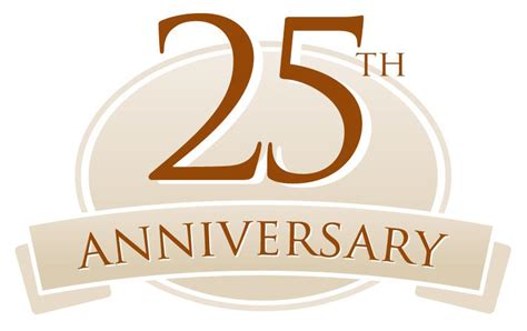 25 Wedding Anniversary Logo - ClipArt Best