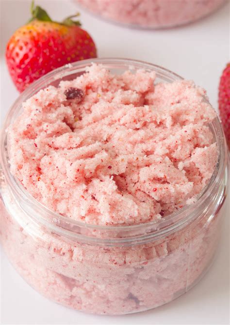 Strawberry Coconut Body Scrub Recipe - Savvy Naturalista