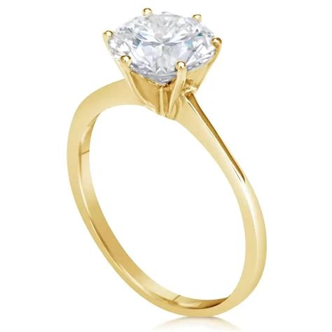 2 Ct Round Cut Diamond Solitaire Engagement Ring | Ara Diamonds