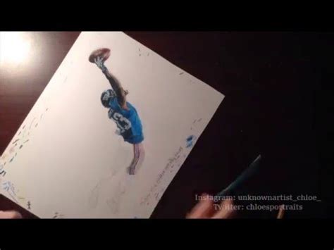 Odell Beckham Jr Catch Drawing at PaintingValley.com | Explore collection of Odell Beckham Jr ...