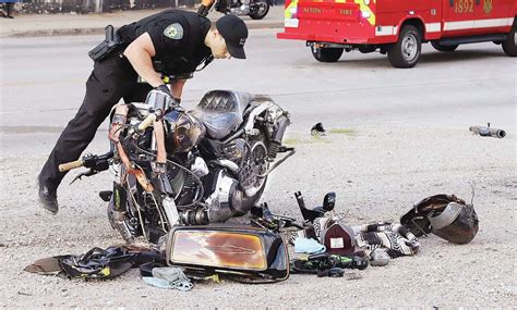 Motorcyclist killed when his Harley-Davidson crashed into wall