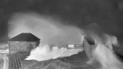 Storm Ciara batters Welsh coastline | UK News | Sky News